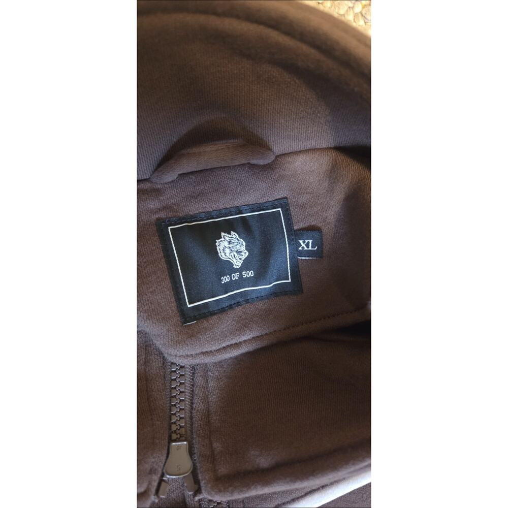 Darc Sport Track Jacket XL Brown Wolves Limited 300/500 Streetwear NWOT - Picture 2 of 3